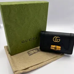 GUCCI グッチ 6連バンブーキーケース 658636 ブラック レザー 箱・袋付き レディース 美品