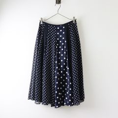 オールドマンズテーラー ギャザー　スカート　コットン　シルク　チェック コットンシルクギンガムチェックギャザースカート／R&D.M.Co