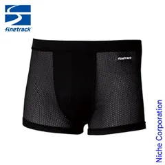 【新品】 ファイントラック finetrack ドライレイヤーベーシックボクサー 前閉じ メンズ FUM0428-BK-XXL スキンメッシュ スポーツ インナー 薄手　パンツ アパレルのサムネイル
