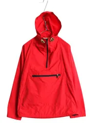 【お得なクーポン配布中!】 80s USA製 エルエルビーン ナイロン アノラック パーカー ジャケット レディース S ヴィンテージ LLBEAN WOOLRICH プルオーバー マンパ 赤