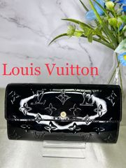 ⑰ Louis Vuitton ルイヴィトン ヴェルニ ポルトフォイユサラ ブラック 黒