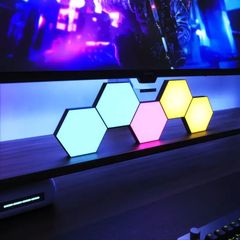 【非売品】CIVILIZATION 六角形ウォールライト USB給電 リモコン付 非売品】CIVILIZATION 六角形ウォールライト USB給電 リモコン付