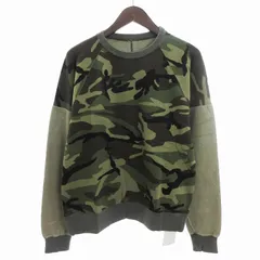 ソフネット SOPHNET. タグ付き トレーナー 再構築 カモフラ 長袖 クルーネック SOPH-167046 カーキ系 Sのサムネイル