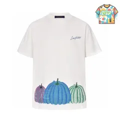 【今日WTO】Louis Vuitton 2025 夏 南瓜柄刺繍丸首半袖 T-II93