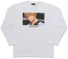 [Used] Clothing: Ryota Kise Scene Print Long T-Shirt, White, Size L, "Kuroko's Basketball"