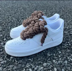 NIKE AIR FORCE 1ロープカスタムスニーカー - メルカリ