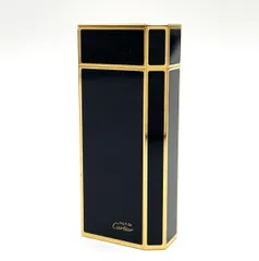 カルティエライターヴィンテ―ジ 黒ゴールド 五角形 ペンタゴン Cartier】カルティエ ライター ヴィンテージ 五角形 ペンタゴン