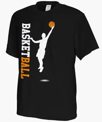 [ARTWORKS-KOBE] アートワークスコウベ レイアップ シルエット バスケットボール 半袖 Tシャツ　ブラックS〜XXL（3L）