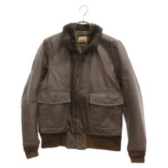 VINTAGE (ヴィンテージ) 70S US NAVY G-1 FRIGHT JACKET ユーエスネイビー レザー フライトジャケット ブラウン