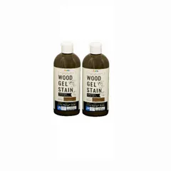 アサヒペン 水性ＷＯＯＤジェルステイン ３００ＭＬ ウォルナット 2缶セット