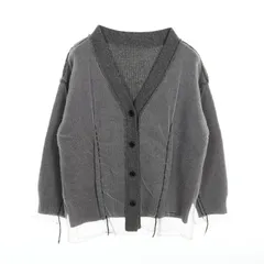 プランクプロジェクト PRANK PROJECT カーディガン Tulle Layered Knit Cardigan 31242365606 グレー ウール カーディガン レディース Used A