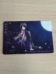 銀魂 カードガム いつも心に一本のドライバー 高杉晋助 酒 月 ステッカー No.021