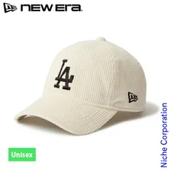 【新品】 ニューエラ  9TWENTY コーデュロイ ロサンゼルス ドジャース アイボリー 14668031 アウトドア ウェア 帽子 ユニセックス クロスストラップ