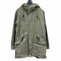 フレッドペリー FRED PERRY 美品 ロゴ刺繍 モッズコート ミリタリー 裏ボア ライナー付き イギリス国旗 カーキのサムネイル