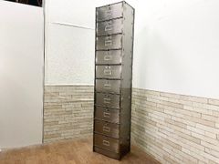 メ*ン様 【未使用】多段チェスト 硬質パルプ 9段 キャスター付き