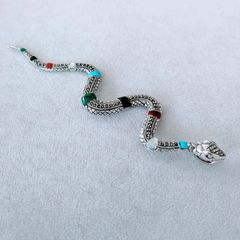 ☆NEW☆トルコ製 マーカサイト&925silverペンダントトップ (蛇)