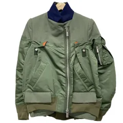 店頭完売/希少コラボ/sacai×KAWS シアーブルゾン/サイズ2 【公式通販】