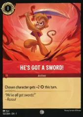 【中古】Disney Lorcana 132/204[C]：He’s Got A Sword!