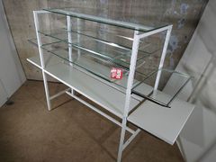 UR 中央両面タイプ 1 991-520 ストアエキスプレス ディスプレイ ガラス棚 コレクションボード シェルフ 中古 什器 中古什器  什器デポ
