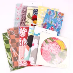 ハンカチ・手ぬぐい 12点セット 未使用 花柄 和柄など 和小物 まとめて 大量 レディース 【中古】