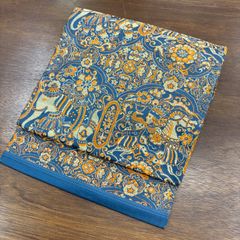 アンティーク復刻 名古屋帯 鳩 ターコイズブルー - メルカリ