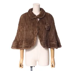 イタリア製 木下物産取扱 セーブル×シェアードミンク リバーシブルコート 44 イタリア製 木下物産取扱 セーブル×シェアードミンク