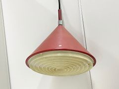 松下電工 ナショナル チューリップ ペンダントライト レッド - メルカリ