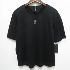#snc レリアン Leilian カットソー Tシャツ 9 黒 半袖 ラインストーン ロゴ レディース [957429]のサムネイル
