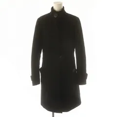 バーバリーブルーレーベル BURBERRY BLUE LABEL コート アウター ウール 38 黒 ブラック /MF ■OS