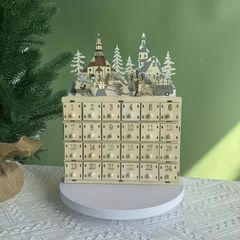 美品 クリスマス ツリー型 アドベントカレンダー 木 ウッド カレンダー