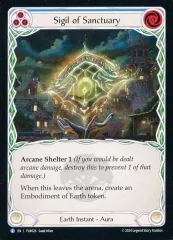 【中古】Flesh and Blood FLR026[R]：Sigil of Sanctuary/聖域の印
