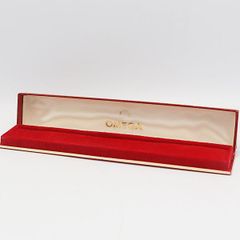 良品 オメガ 空箱 腕時計用 アンティーク ヴィンテージ 赤/レッド メンズ/レディース腕時計用 OGH 2000000 NSK ABC