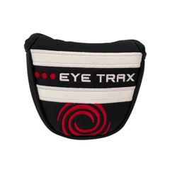 ODYSSEY オデッセイ マレットパターカバー 黒 白 赤 EYE TRAX ゴルフ 趣味 スポーツ