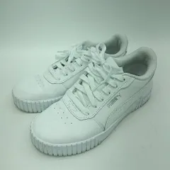 ◇ Θ PUMA プーマ ローカットスニーカー サイズ24.5 ホワイト メンズ レディース E  【1412260035590】