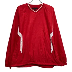 UNDER ARMOUR ナイロンジャケット L レッド ピステ ウィンドブレーカー スポーツ プルオーバー 古着卸 アメリカ仕入 a611-6250