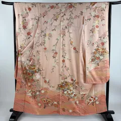 超美品　正絹　現代　振袖　成人式　着物　ネイビー　紺　金　吾妻徳穂　172 超美品 正絹 現代 振袖 成人式 着物 ネイビー 紺 金 吾妻徳穂