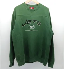 NFL NEWYORK JETS スウェット トレーナー 00年代 古着 ヴィンテージ グリーン
