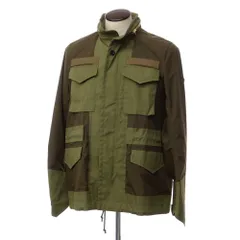 【中古】サカイ Sacai 2020年春夏 ポリエステル ミリタリージャケット ブルゾン ミリタリーグリーン【サイズ3】【メンズ】のサムネイル