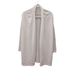 ナチュラルビューティーベーシック NATURAL BEAUTY BASIC カーディガン ニット ロング 長袖 M ライトベージュ /MS