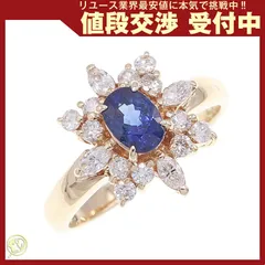 サファイア ダイヤモンド リング S0.69ct 10号