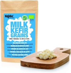 【BIOLY】 ミルクケフィア ケフィア ヨーグルト 種菌 Kefirko ORGANIC MILK KEFIR GRAINS(乾燥・顆粒、再利用可能)1g 犬 猫 ペット きのこ 健康 ダイエット 発酵 簡単