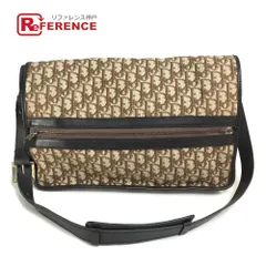 Christian Dior クリスチャンディオール ショルダーバッグ ヴィンテージ レザー/キャンバス