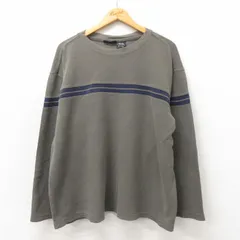 XL/古着 FADED GLORY 長袖 ビンテージ Tシャツ メンズ 00s 大きいサイズ コットン クルーネック ベージュ カーキ 25may23 中古