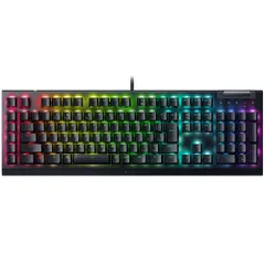 Razer レイザー BlackWidow V4 X JP Yellow Switch カスタマイズ可能な6個の専用マクロキーによりさまざまなコントロールに対応した有線ゲーミングキーボード マルチファンクションローラー [ブラック] [リニア / 日本語配列]