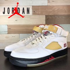 箱付き NIKE AIR JORDAN 5 ナイキ エア ジョーダン 5 フュージョン バーシティー 26.5cm U07532 318608-161