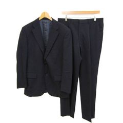 リーガル スーツ セットアップ 上下セット ウール メンズ 98AB6サイズ ネイビー REGAL 【中古】