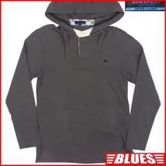 BURBERRY BLUE LABEL 廃盤 バーバリーブルーレーベル フーディー Tシャツ M ロンT カットソー グレー シャツ_カットソーサイズM一覧←SEULB屋着古← TY3705