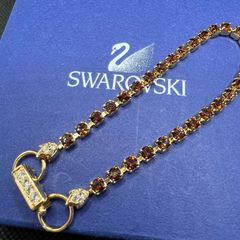 SWAROVSKI スワロフスキー テニスブレスレット ゴールド