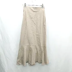 ◇ ⊂ SENSE OF PLACE by URBAN RESEARCH マーメイド ロング丈 タイト スカート サイズM ブラウン レディース E  【1502030028348】