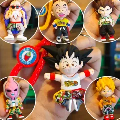 ドラゴンボール ドレスアップ フィギュア キーリング 孫悟空 マインボウ ベジータ ムチョンドーサ キーホルダー